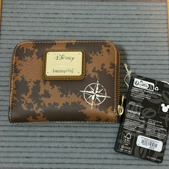 NWT Loungefly Disney Atlantis: The Lost Empire Milo Small Zip Wallet - Picture 2 of 4